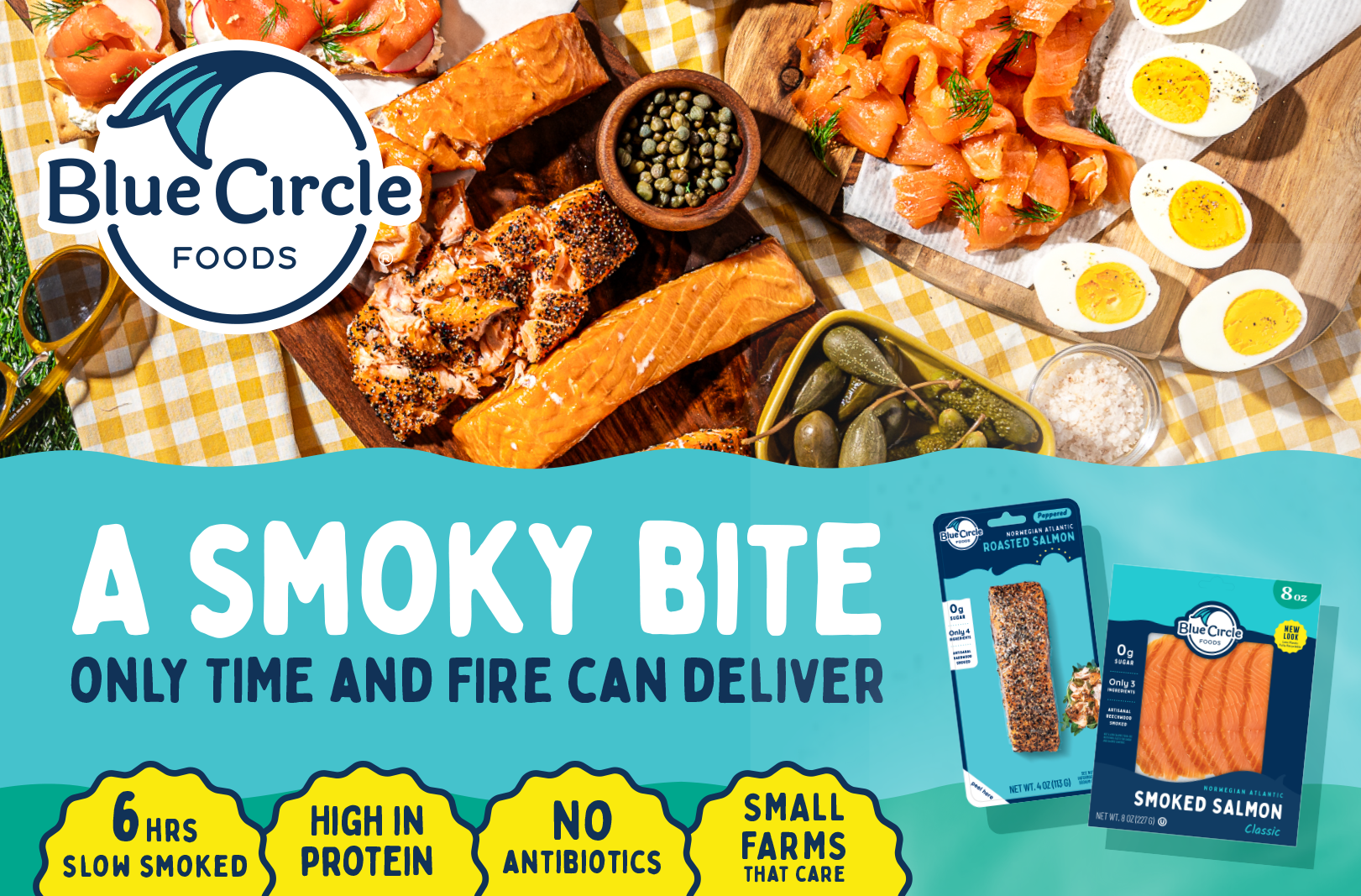 Blue Circle Smoky Bites