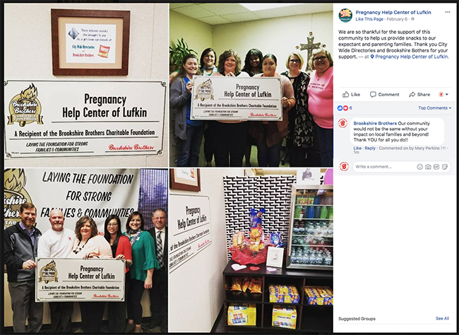 BBCF Ceremony - Pregnancy Help Center of Lufkin