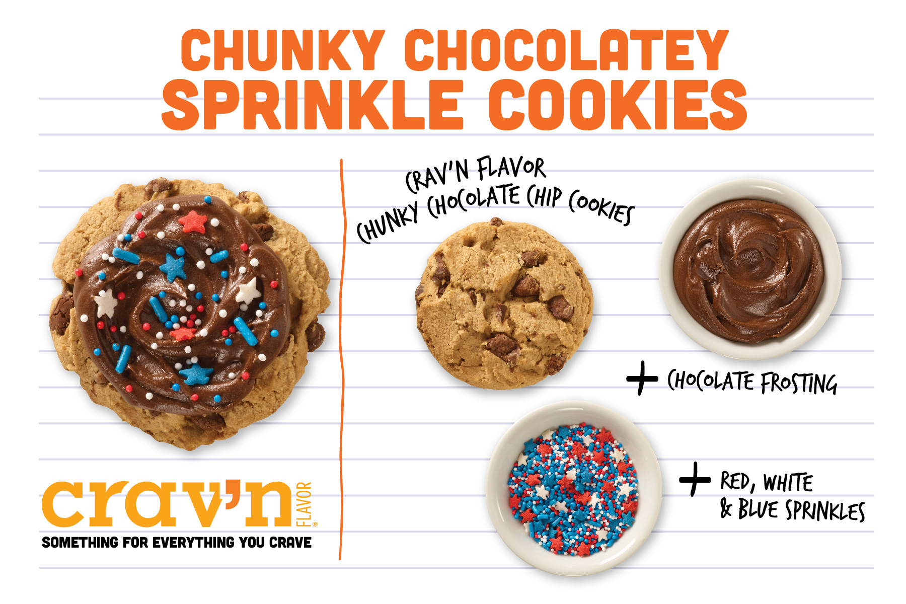 Chunky Chocolatey Sprinkle Cookies