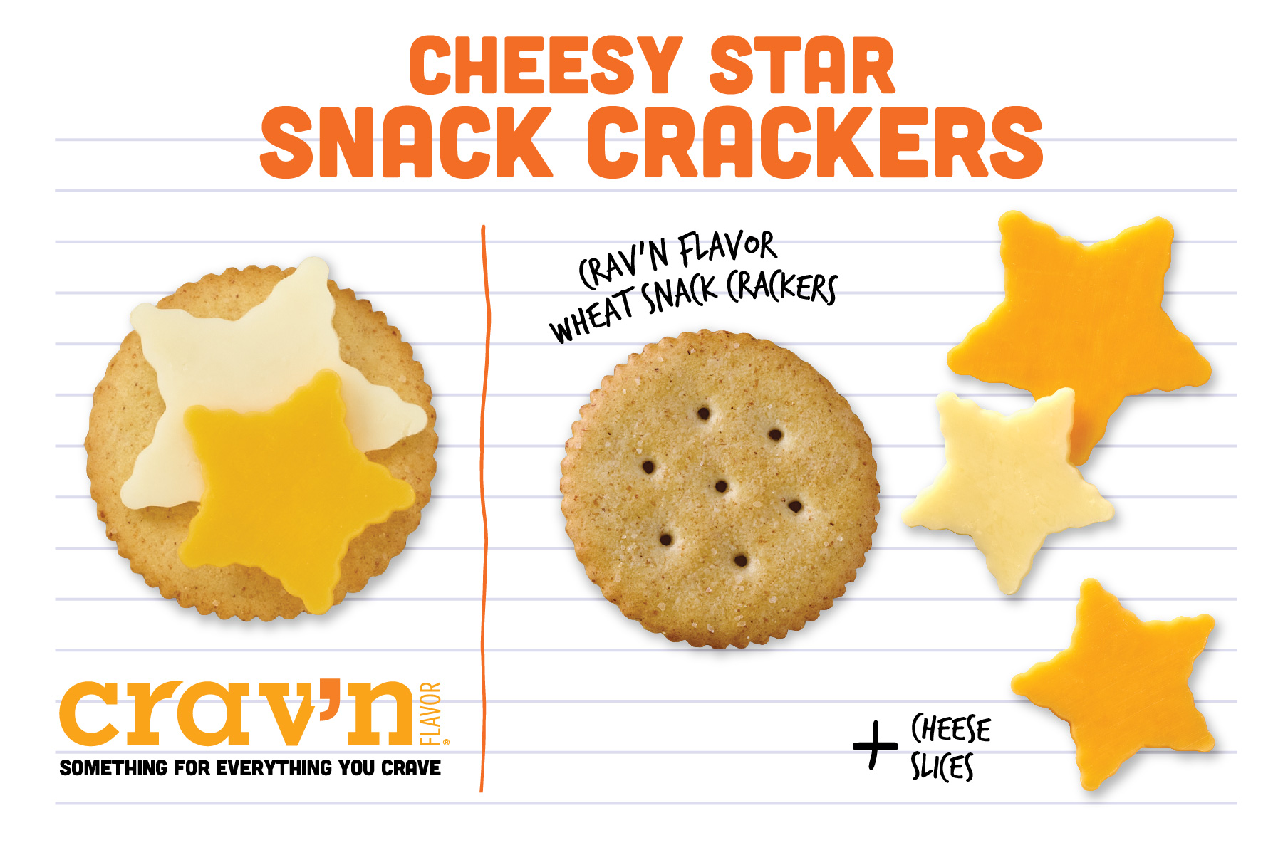 Cheesy Star Snack Crackers