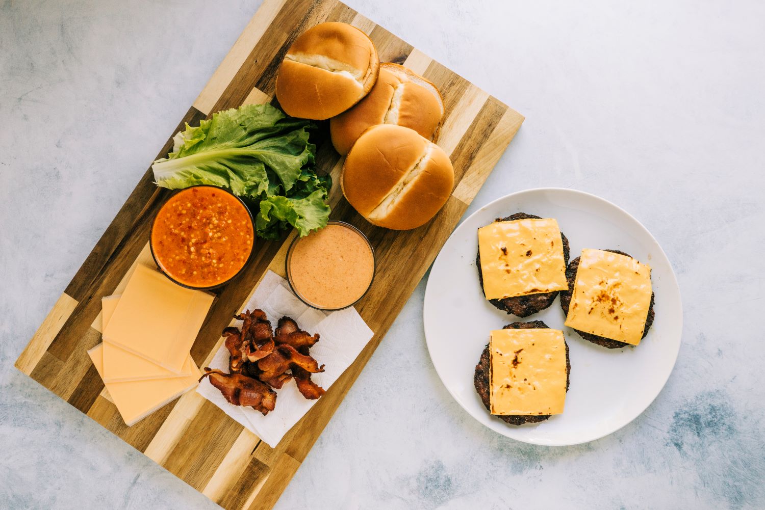 Smoky Cherry Burgers