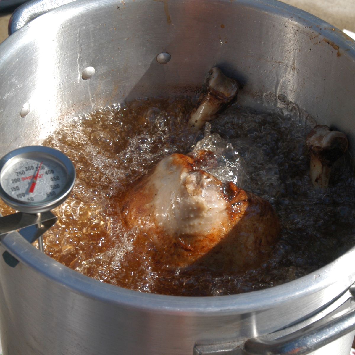 Frying a Turkey 3