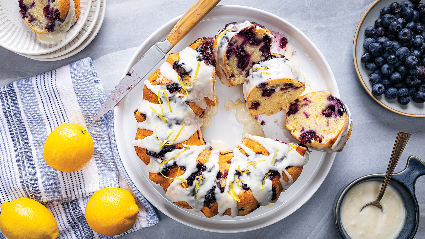 Lemon Blueberry Bundt Cake