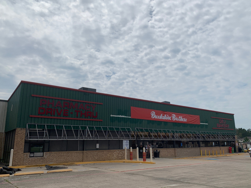 Lumberton, Texas store front. 