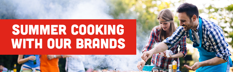 Summer cooking with our brands