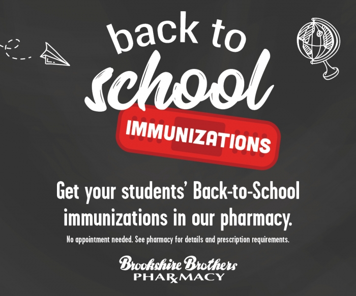 Back to School Immunizations at Brookshire Brothers