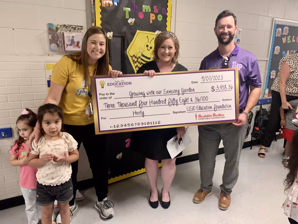 BBCF Supports LISD Education Foundation Grant for Sensory Garden